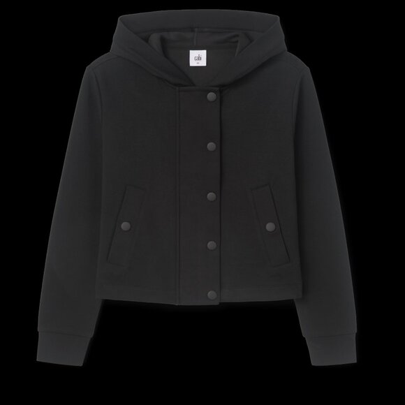 CABI Low Key Pique' Knit Hoodie - Picture 3 of 3